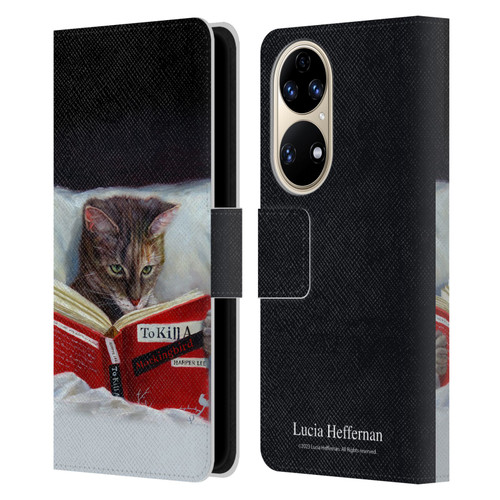 Lucia Heffernan Art Late Night Thriller Leather Book Wallet Case Cover For Huawei P50
