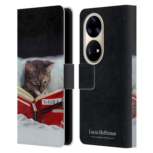 Lucia Heffernan Art Late Night Thriller Leather Book Wallet Case Cover For Huawei P50 Pro