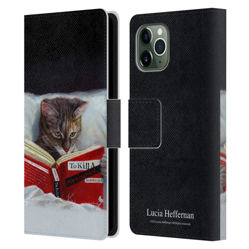 Lucia Heffernan Art Late Night Thriller Leather Book Wallet Case Cover For Apple iPhone 11 Pro