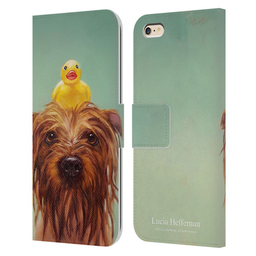 Lucia Heffernan Art Bath Time Leather Book Wallet Case Cover For Apple iPhone 6 Plus / iPhone 6s Plus