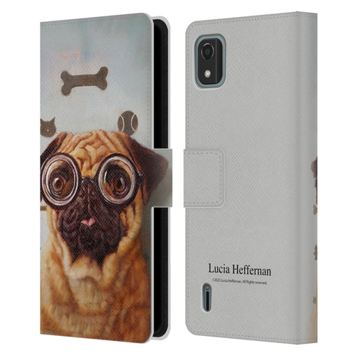 Lucia Heffernan Art Canine Eye Exam Leather Book Wallet Case Cover For Nokia C2 2nd Edition
