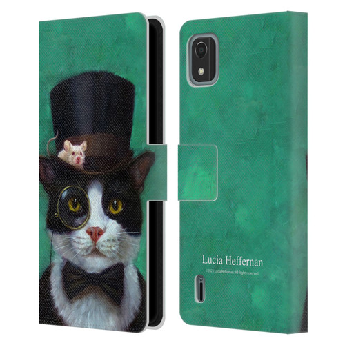 Lucia Heffernan Art Tuxedo Leather Book Wallet Case Cover For Nokia C2 2nd Edition