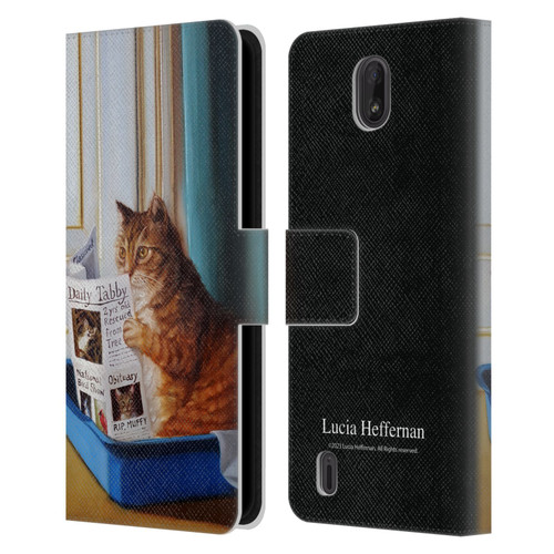 Lucia Heffernan Art Kitty Throne Leather Book Wallet Case Cover For Nokia C01 Plus/C1 2nd Edition