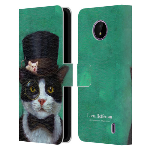 Lucia Heffernan Art Tuxedo Leather Book Wallet Case Cover For Nokia C10 / C20