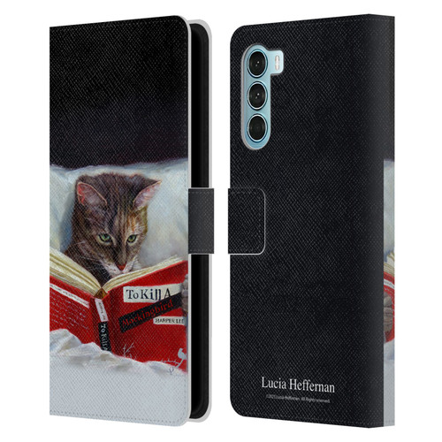 Lucia Heffernan Art Late Night Thriller Leather Book Wallet Case Cover For Motorola Edge S30 / Moto G200 5G