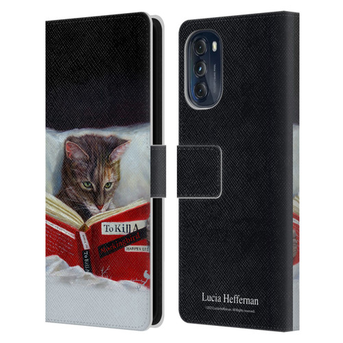 Lucia Heffernan Art Late Night Thriller Leather Book Wallet Case Cover For Motorola Moto G (2022)