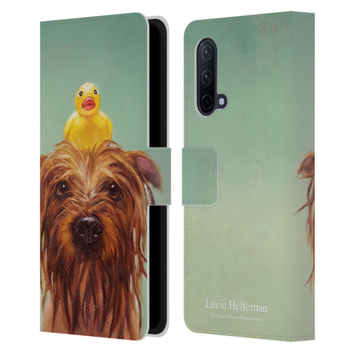 Lucia Heffernan Art Bath Time Leather Book Wallet Case Cover For OnePlus Nord CE 5G