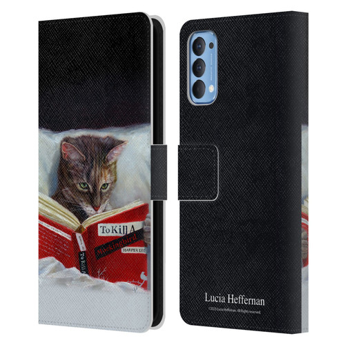 Lucia Heffernan Art Late Night Thriller Leather Book Wallet Case Cover For OPPO Reno 4 5G