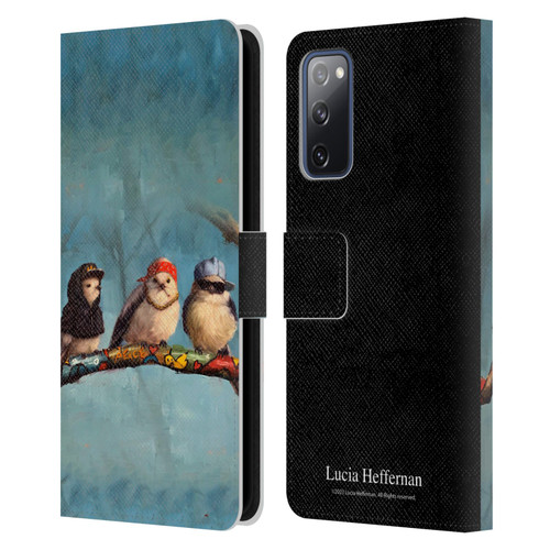 Lucia Heffernan Art Birdz In Da Hood Leather Book Wallet Case Cover For Samsung Galaxy S20 FE / 5G