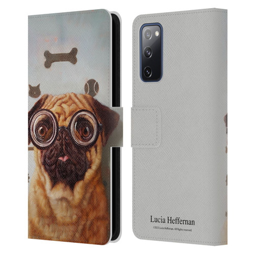 Lucia Heffernan Art Canine Eye Exam Leather Book Wallet Case Cover For Samsung Galaxy S20 FE / 5G