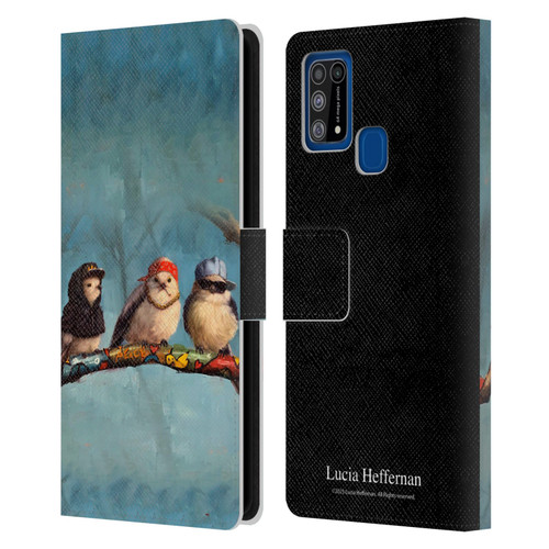 Lucia Heffernan Art Birdz In Da Hood Leather Book Wallet Case Cover For Samsung Galaxy M31 (2020)
