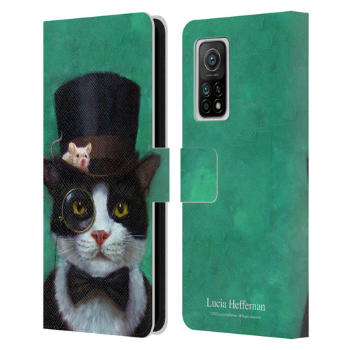 Lucia Heffernan Art Tuxedo Leather Book Wallet Case Cover For Xiaomi Mi 10T 5G