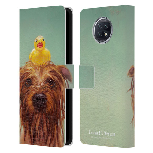 Lucia Heffernan Art Bath Time Leather Book Wallet Case Cover For Xiaomi Redmi Note 9T 5G