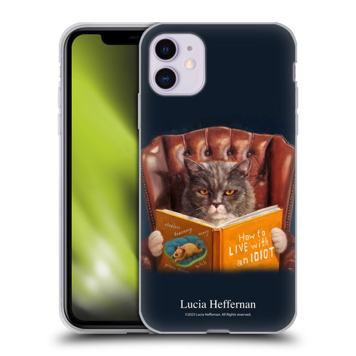Lucia Heffernan Art Cat Self Help Soft Gel Case for Apple iPhone 11
