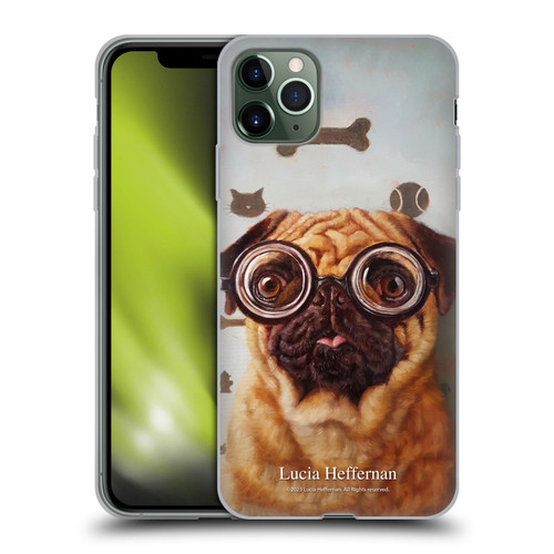 Lucia Heffernan Art Canine Eye Exam Soft Gel Case for Apple iPhone 11 Pro Max