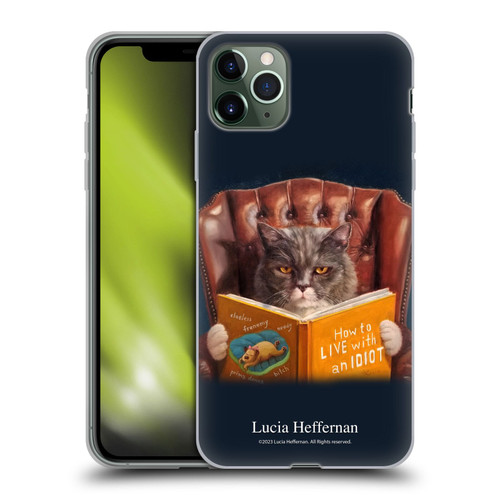 Lucia Heffernan Art Cat Self Help Soft Gel Case for Apple iPhone 11 Pro Max