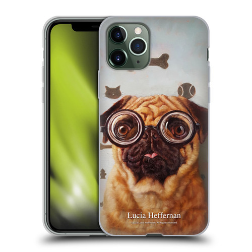 Lucia Heffernan Art Canine Eye Exam Soft Gel Case for Apple iPhone 11 Pro