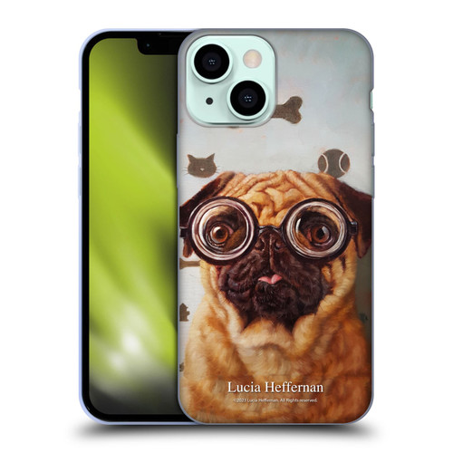 Lucia Heffernan Art Canine Eye Exam Soft Gel Case for Apple iPhone 13 Mini