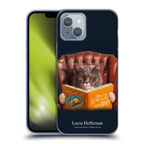 Lucia Heffernan Art Cat Self Help Soft Gel Case for Apple iPhone 14