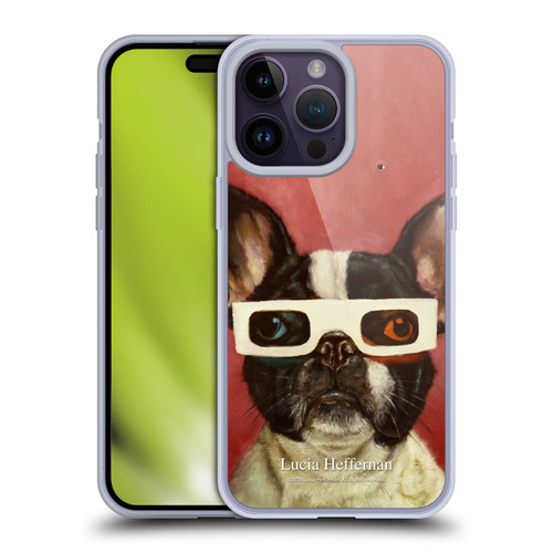 Lucia Heffernan Art 3D Dog Soft Gel Case for Apple iPhone 14 Pro Max