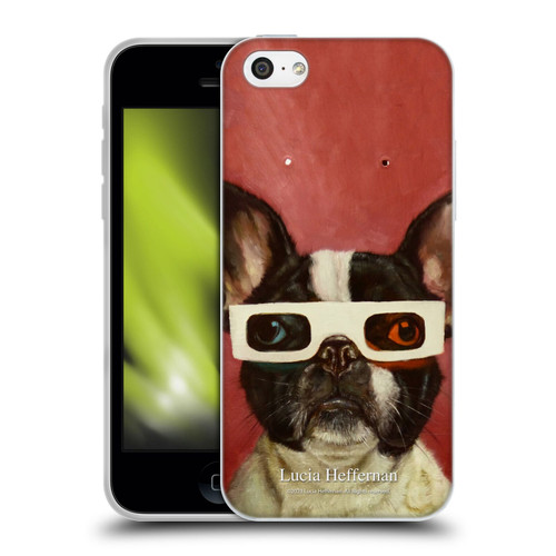 Lucia Heffernan Art 3D Dog Soft Gel Case for Apple iPhone 5c