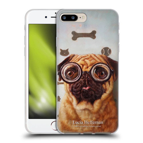 Lucia Heffernan Art Canine Eye Exam Soft Gel Case for Apple iPhone 7 Plus / iPhone 8 Plus