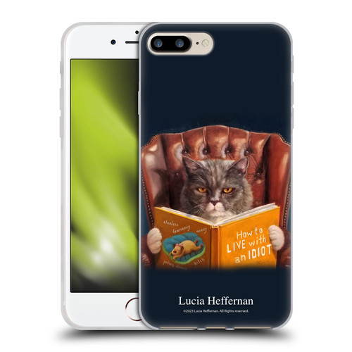 Lucia Heffernan Art Cat Self Help Soft Gel Case for Apple iPhone 7 Plus / iPhone 8 Plus