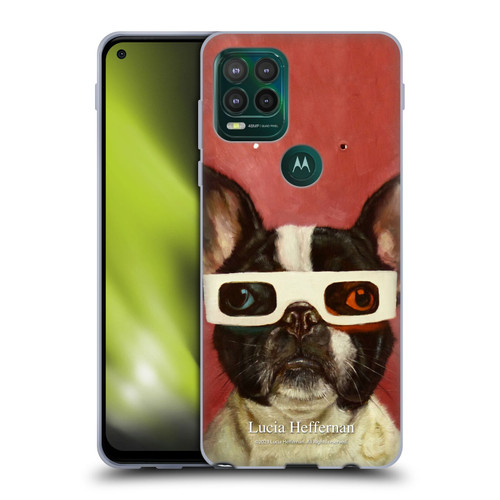 Lucia Heffernan Art 3D Dog Soft Gel Case for Motorola Moto G Stylus 5G 2021