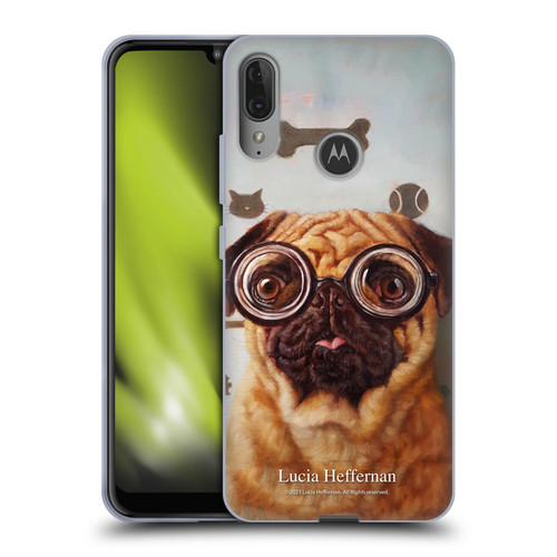 Lucia Heffernan Art Canine Eye Exam Soft Gel Case for Motorola Moto E6 Plus