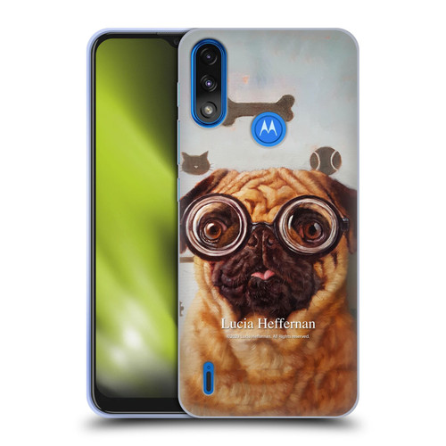 Lucia Heffernan Art Canine Eye Exam Soft Gel Case for Motorola Moto E7 Power / Moto E7i Power