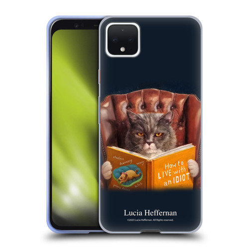 Lucia Heffernan Art Cat Self Help Soft Gel Case for Google Pixel 4 XL