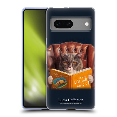 Lucia Heffernan Art Cat Self Help Soft Gel Case for Google Pixel 7