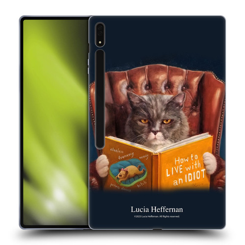 Lucia Heffernan Art Cat Self Help Soft Gel Case for Samsung Galaxy Tab S8 Ultra