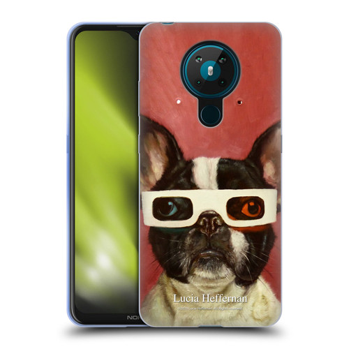 Lucia Heffernan Art 3D Dog Soft Gel Case for Nokia 5.3
