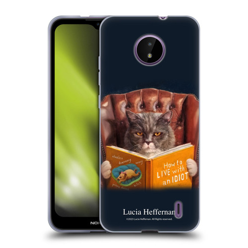Lucia Heffernan Art Cat Self Help Soft Gel Case for Nokia C10 / C20