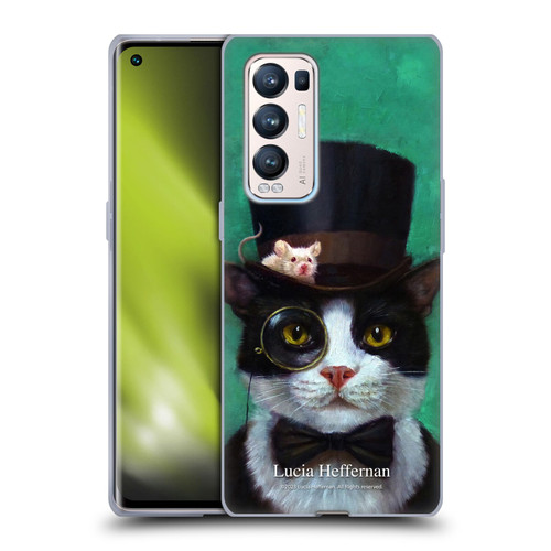 Lucia Heffernan Art Tuxedo Soft Gel Case for OPPO Find X3 Neo / Reno5 Pro+ 5G