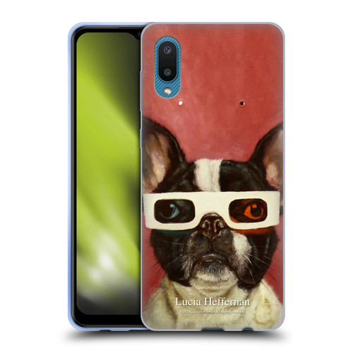 Lucia Heffernan Art 3D Dog Soft Gel Case for Samsung Galaxy A02/M02 (2021)