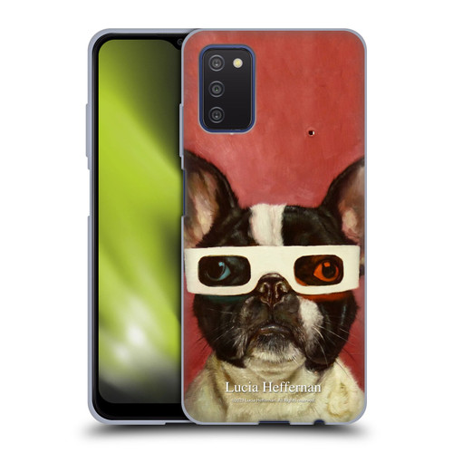 Lucia Heffernan Art 3D Dog Soft Gel Case for Samsung Galaxy A03s (2021)