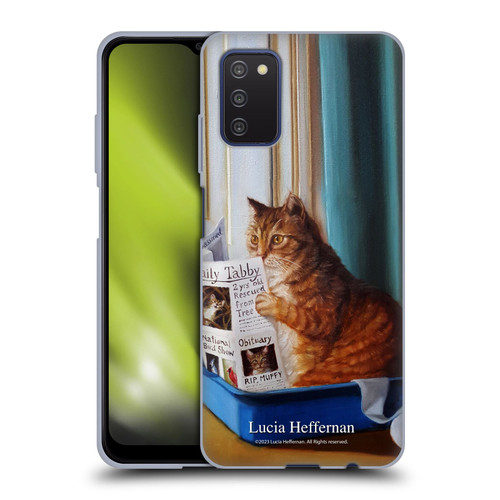 Lucia Heffernan Art Kitty Throne Soft Gel Case for Samsung Galaxy A03s (2021)