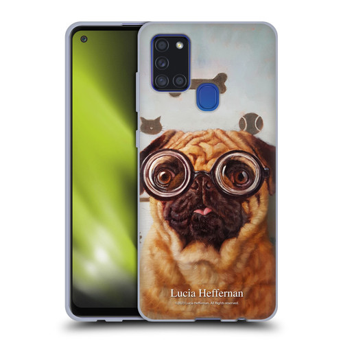 Lucia Heffernan Art Canine Eye Exam Soft Gel Case for Samsung Galaxy A21s (2020)