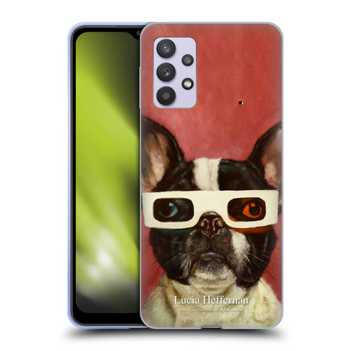 Lucia Heffernan Art 3D Dog Soft Gel Case for Samsung Galaxy A32 5G / M32 5G (2021)