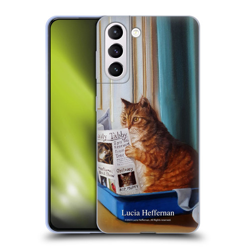 Lucia Heffernan Art Kitty Throne Soft Gel Case for Samsung Galaxy S21+ 5G