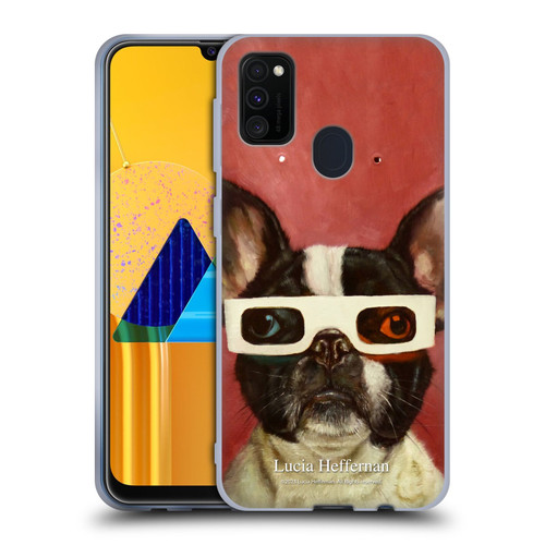Lucia Heffernan Art 3D Dog Soft Gel Case for Samsung Galaxy M30s (2019)/M21 (2020)