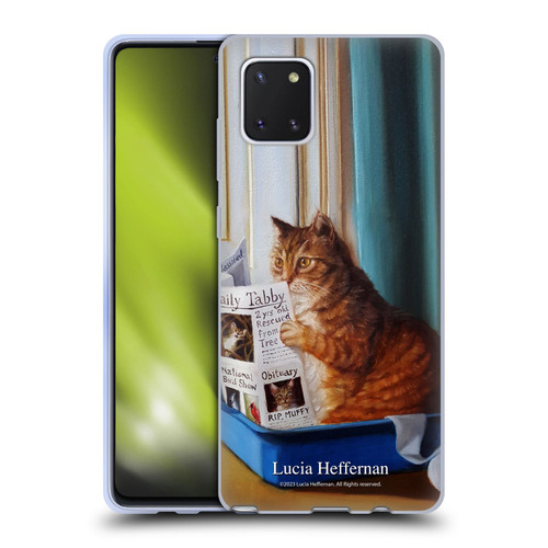 Lucia Heffernan Art Kitty Throne Soft Gel Case for Samsung Galaxy Note10 Lite