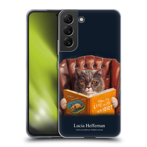 Lucia Heffernan Art Cat Self Help Soft Gel Case for Samsung Galaxy S22+ 5G