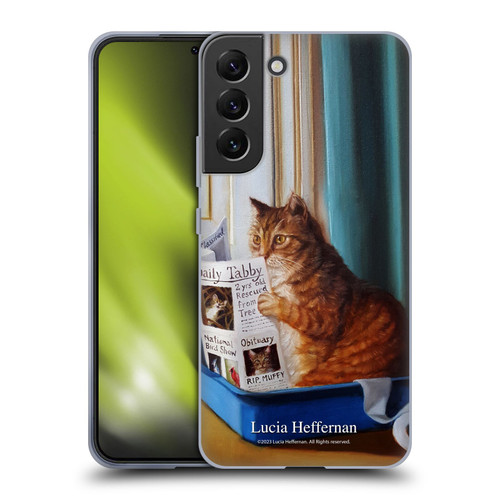 Lucia Heffernan Art Kitty Throne Soft Gel Case for Samsung Galaxy S22+ 5G