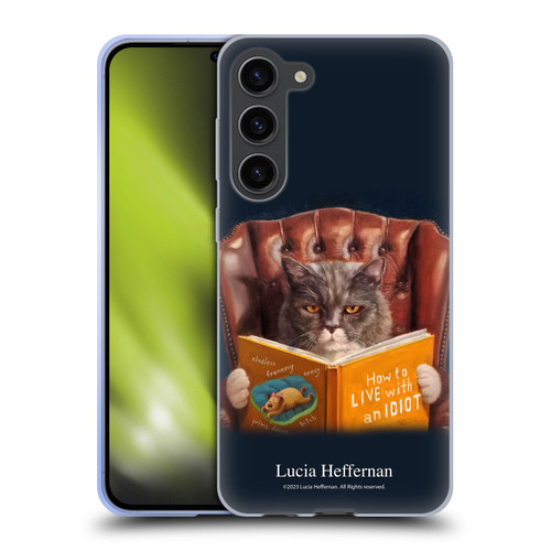 Lucia Heffernan Art Cat Self Help Soft Gel Case for Samsung Galaxy S23+ 5G