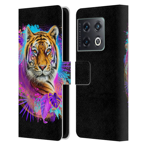 Sheena Pike Big Cats Tiger Spirit Leather Book Wallet Case Cover For OnePlus 10 Pro