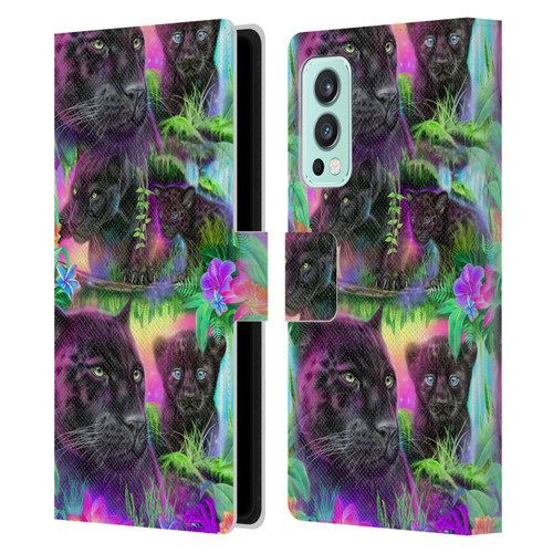 Sheena Pike Big Cats Daydream Panthers Leather Book Wallet Case Cover For OnePlus Nord 2 5G
