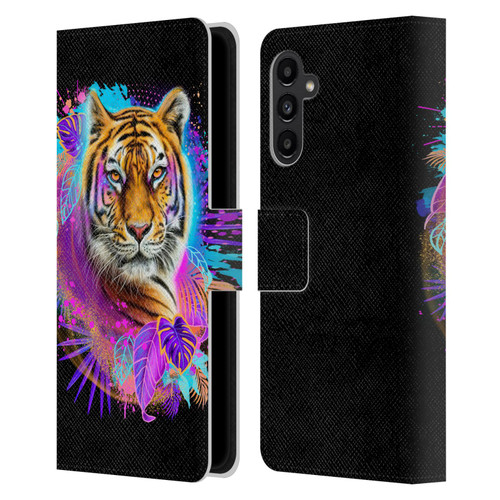 Sheena Pike Big Cats Tiger Spirit Leather Book Wallet Case Cover For Samsung Galaxy A13 5G (2021)